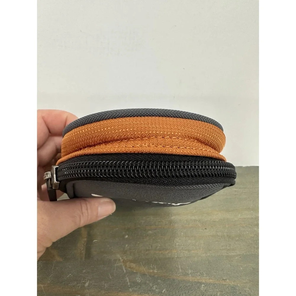 Callaway Golf Range Finder Case Soft Pouch Gray Orange Zippered Logo Excellent